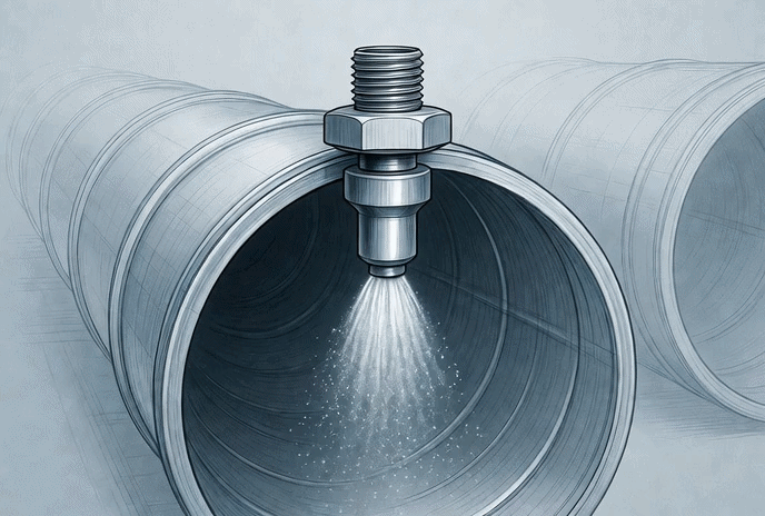 H2S Scavenger Injection through atomizing nozzle