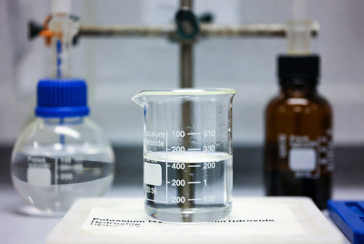 Potassium Hydroxide and Sodium Hydroxide H2S removal
